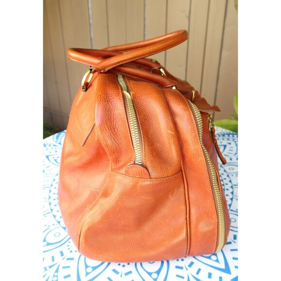 Vintage Tangaroa Terrida Italian Genuine Leather Designer Large Duffle Bag - Picture 5 of 9